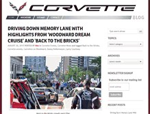 Tablet Screenshot of corvetteblog.com